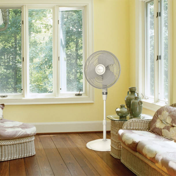 Lasko 47 in. H X 16 in. D 3 speed Oscillating Pedestal Fan & Reviews